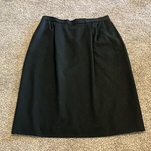 David Brooks fine wool black skirt